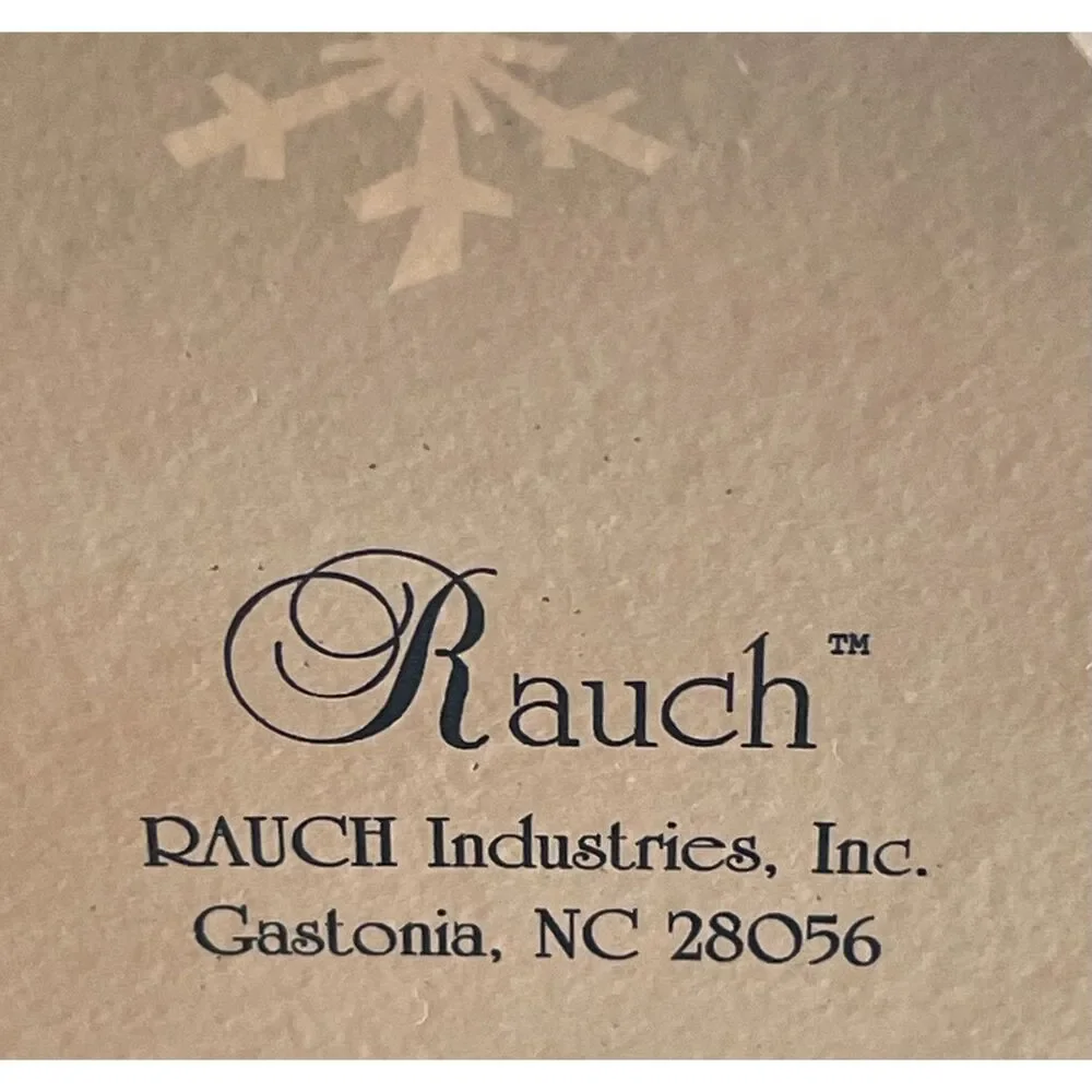 Vintage Rauch 12 Silver Glass Christmas Ball Ornaments 3